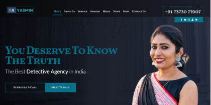 Mockup of AUMER a non-profit organization website.